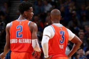  亚历山大30+10雷霆屠公牛  