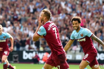  安东尼奥头槌破门西汉姆联主场力克维拉取关键三分