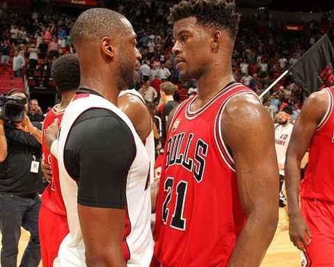  阿德巴约内线制霸全场，热火大胜公牛显优势